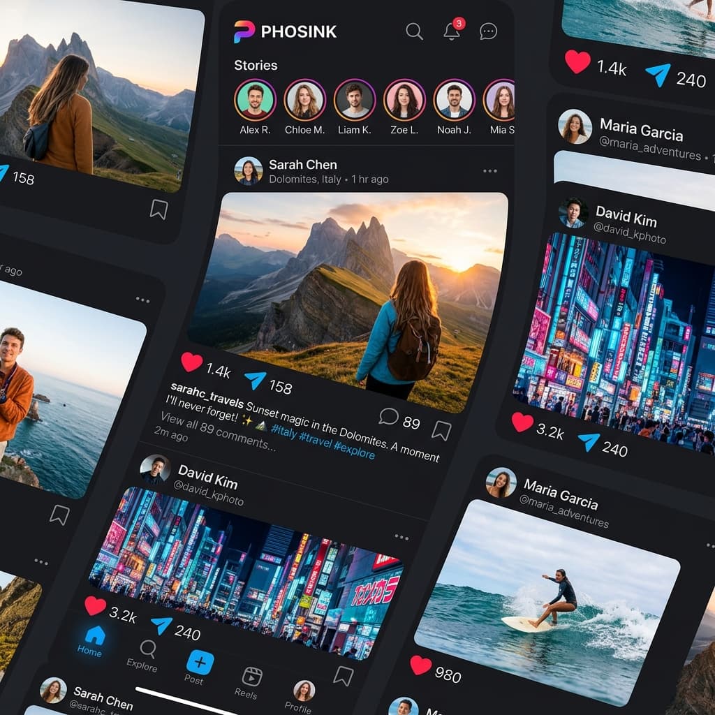 Share moments freely